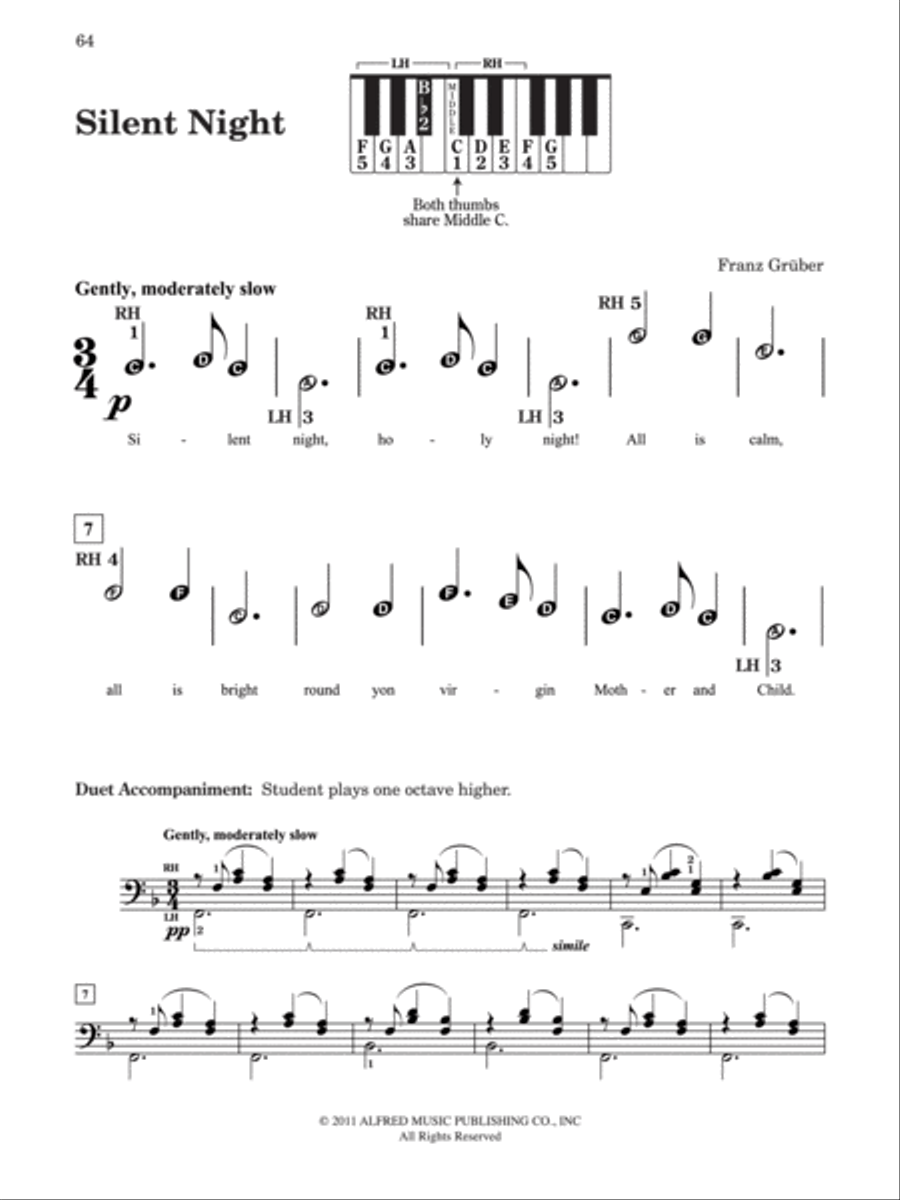 Pre-Reading Book of Favorites Easy Piano scores gallery preview page 8