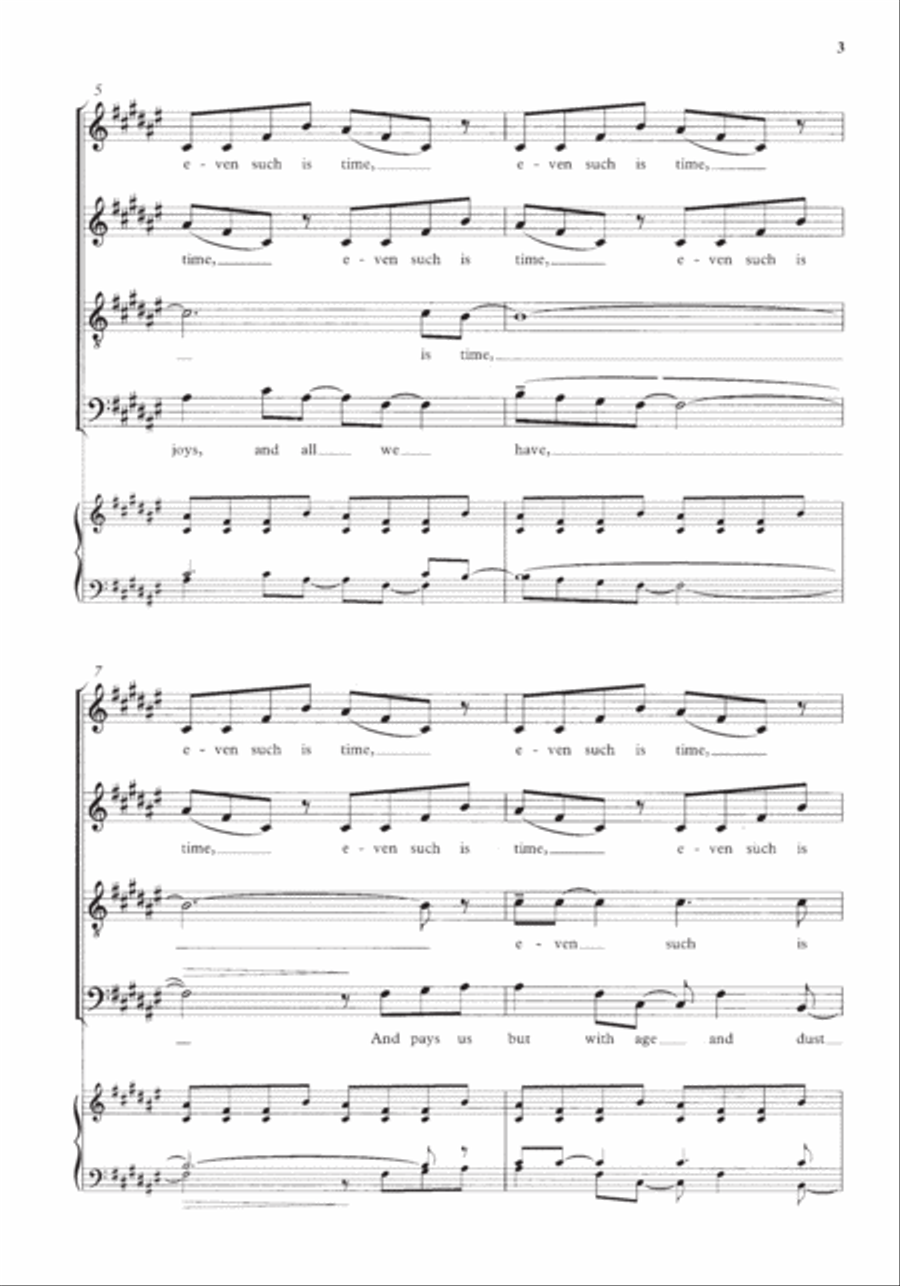 Even such is time 4-Part scores gallery preview page 3