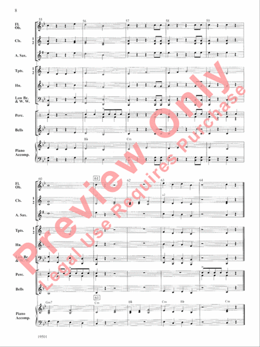 Cardiff Castle Concert Band scores gallery preview page 9