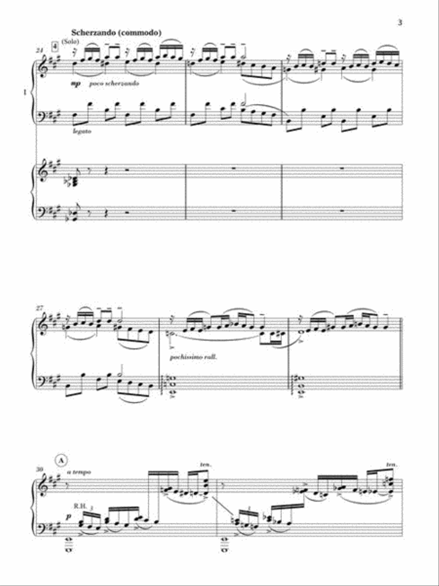 Rhapsody in Blue Piano Duet scores gallery preview page 7