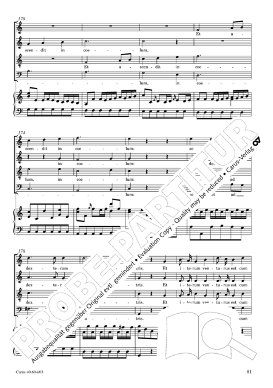 Grosse Mariazeller Messe in C 4-Part scores gallery preview page 90
