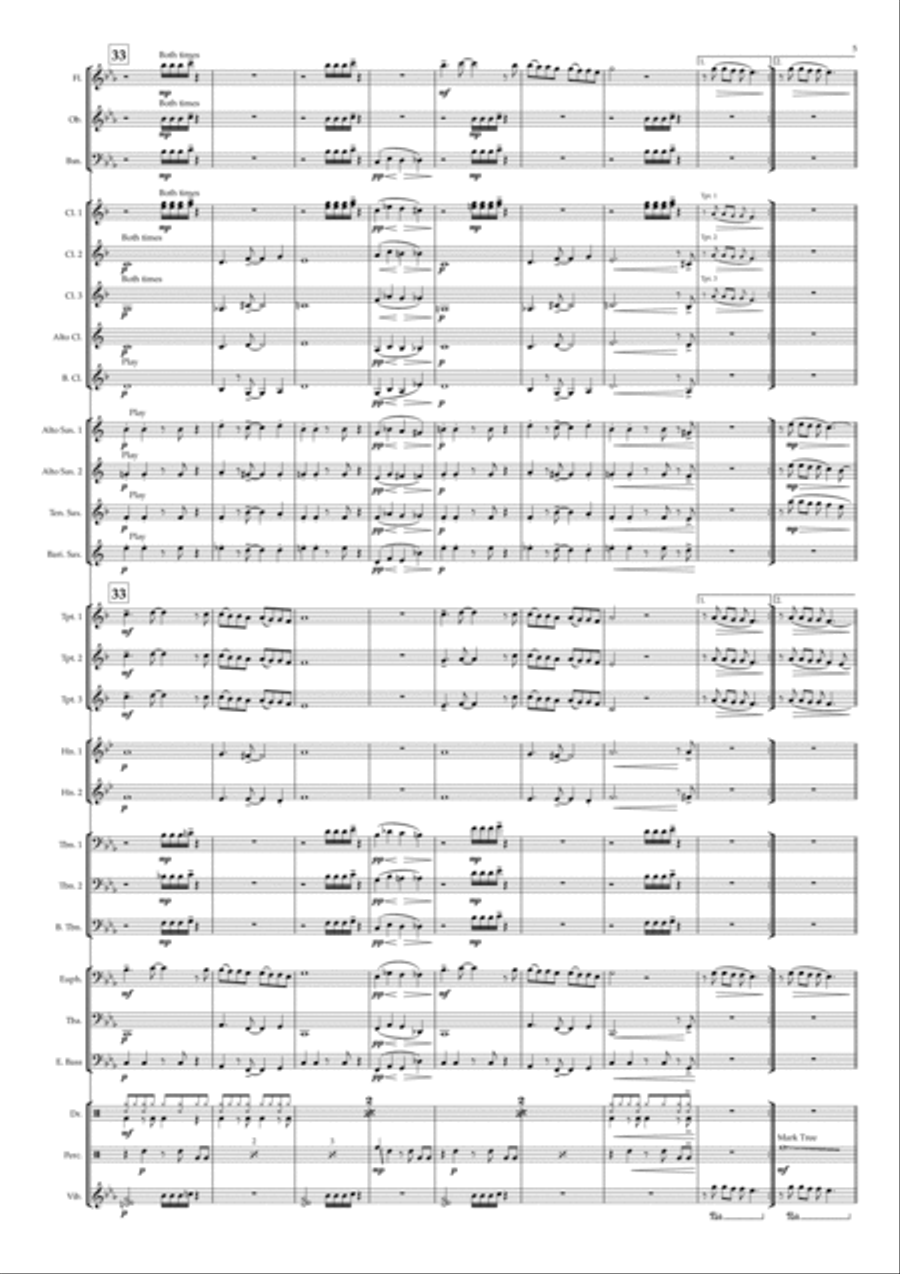 Running Concert Band scores gallery preview page 5