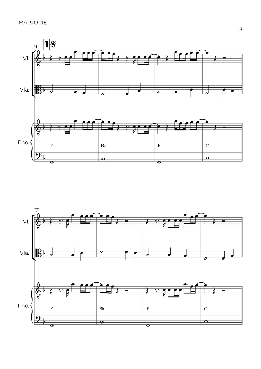 Marjorie String Duet scores gallery preview page 3