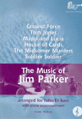 Book cover for Music of Jim Parker for Eb Bass/Tuba (Treble Clef)