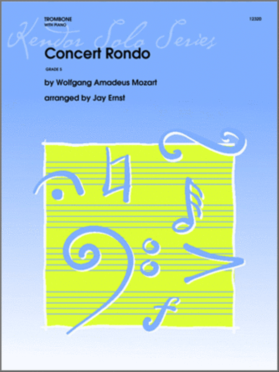 Concert Rondo (K371) Trombone scores gallery preview page 1