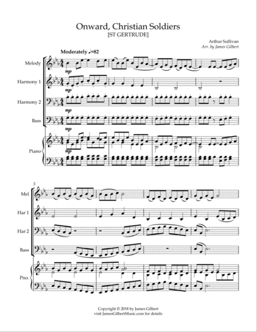 Onward, Christian Soldiers (Any Size Orchestra Series) Small Ensemble scores gallery preview page 6