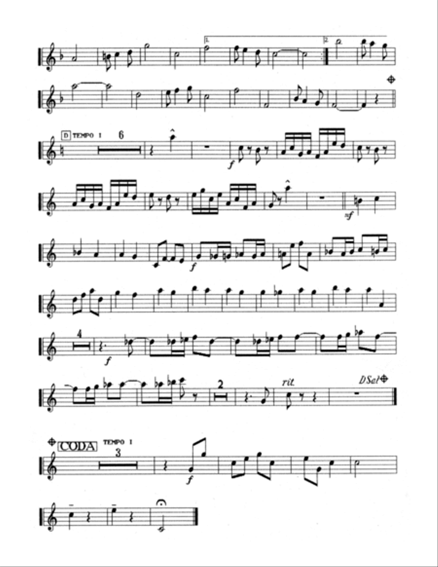 Pomp and Circumstance Brass Ensemble scores gallery preview page 2