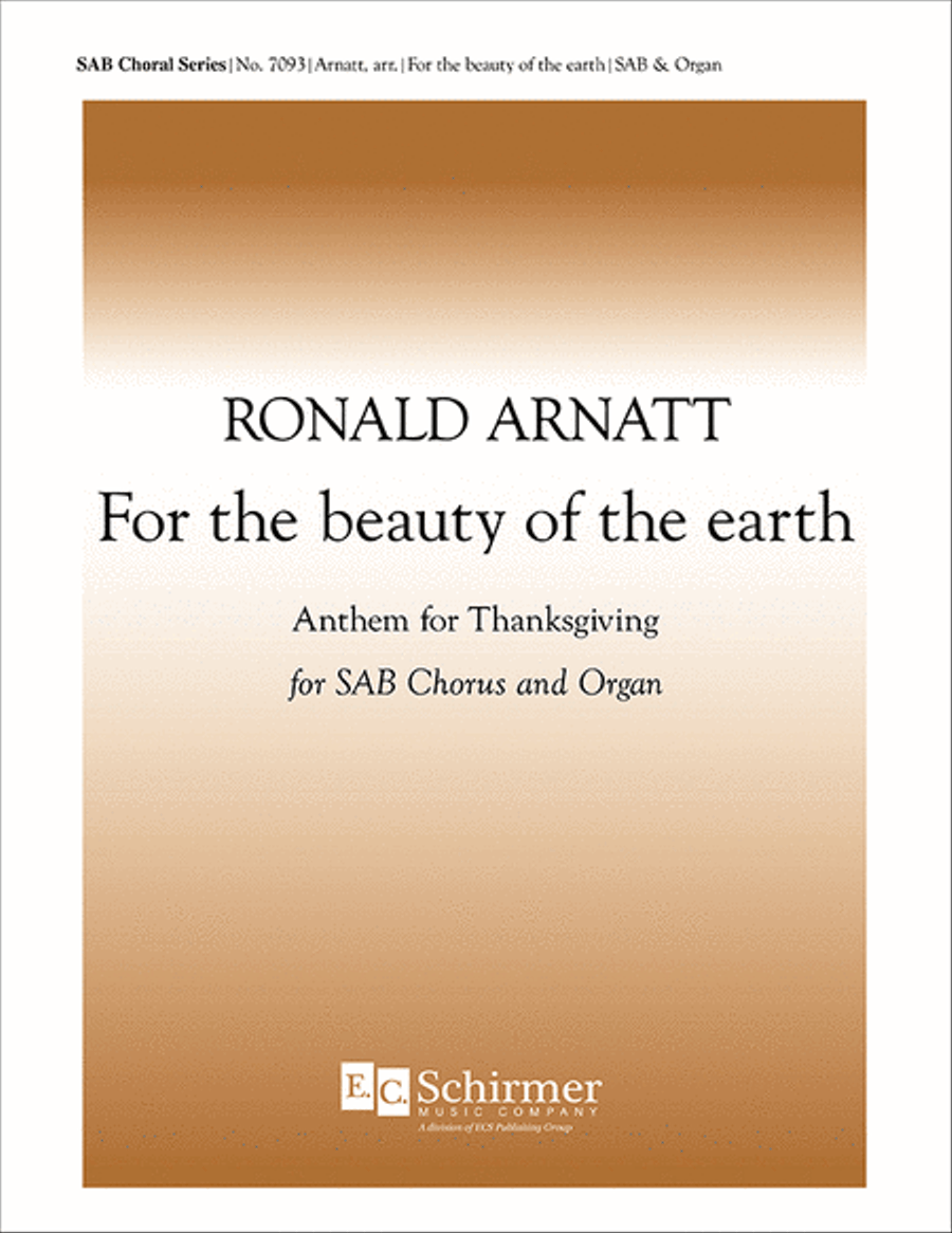 For the Beauty of the Earth 3-Part scores gallery preview page 1