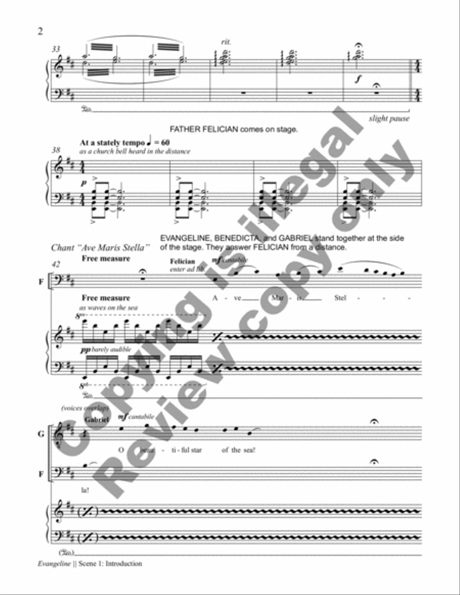 Evangeline Choir scores gallery preview page 7