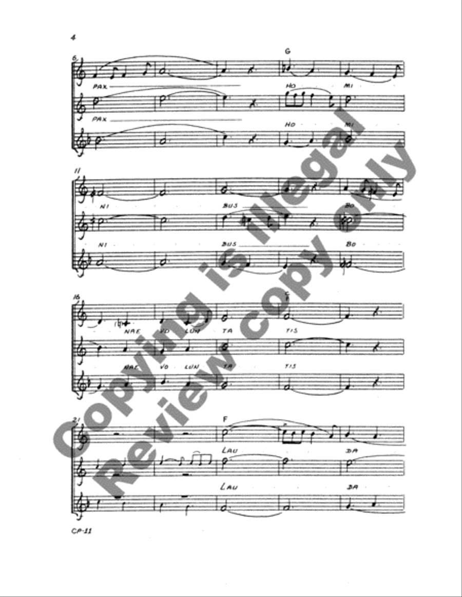 Mass of Tournai Mass of Tournai 3-Part scores gallery preview page 24