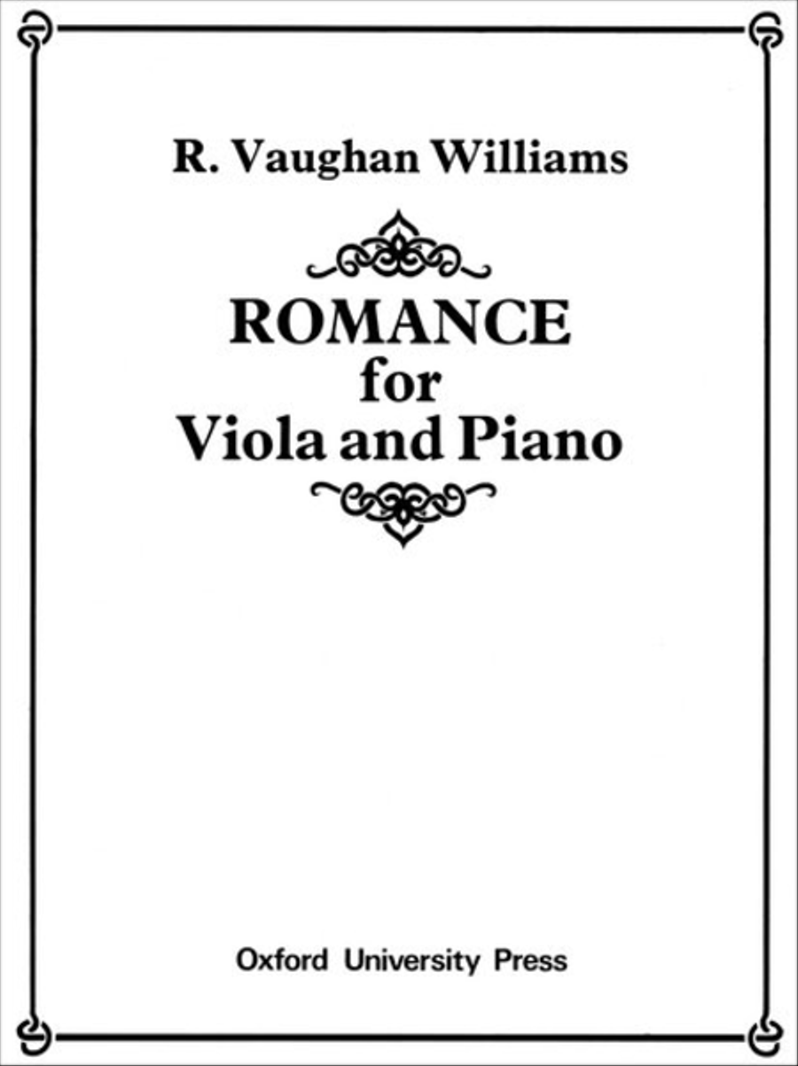 Romance for Viola and Piano Piano Accompaniment scores gallery preview page 1