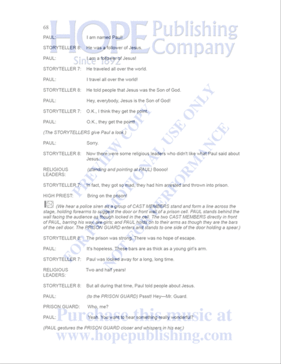 Sailor's Bible Children's Choir scores gallery preview page 69
