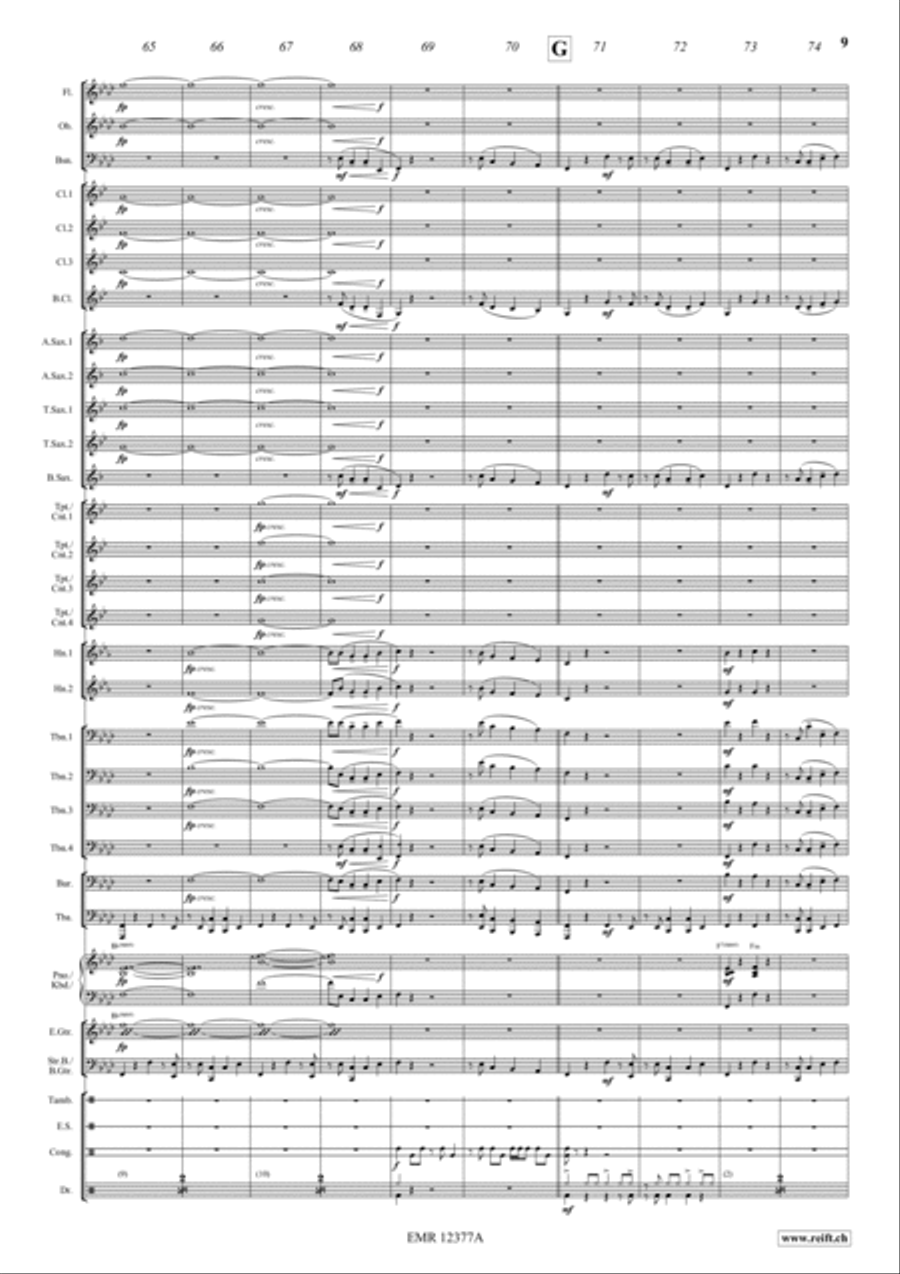 Beverly Hills Cop Concert Band scores gallery preview page 9