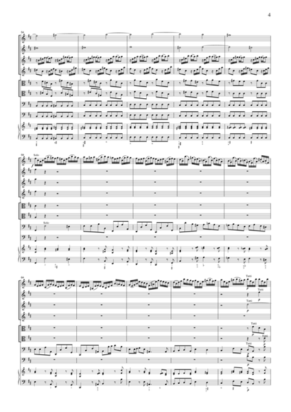 Vivaldi Concerto for 4 Violins Op.3, No.10, all mvts.