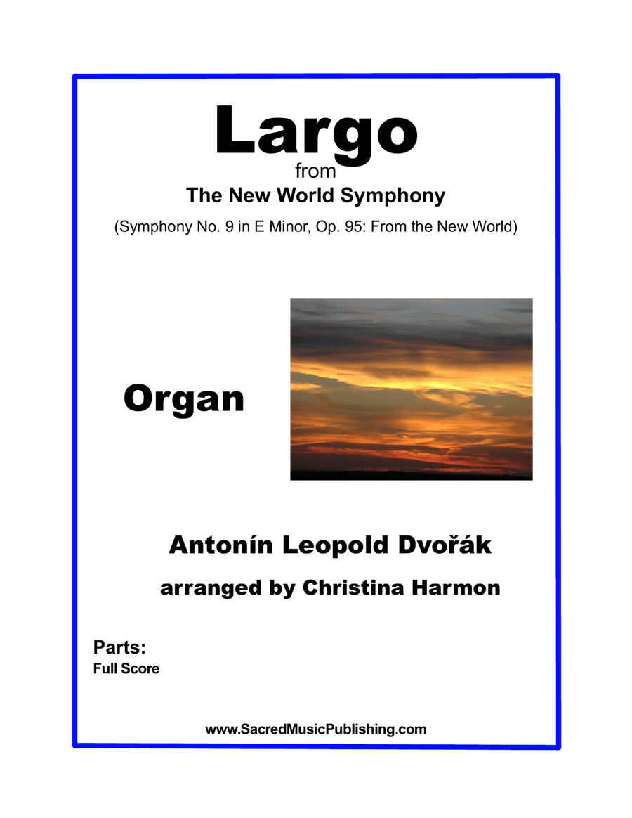 Largo from the New World Symphony - Organ Organ Solo scores gallery preview page 1
