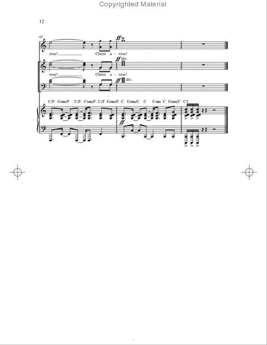Up From the Grave Up From the Grave 4-Part scores gallery preview page 4