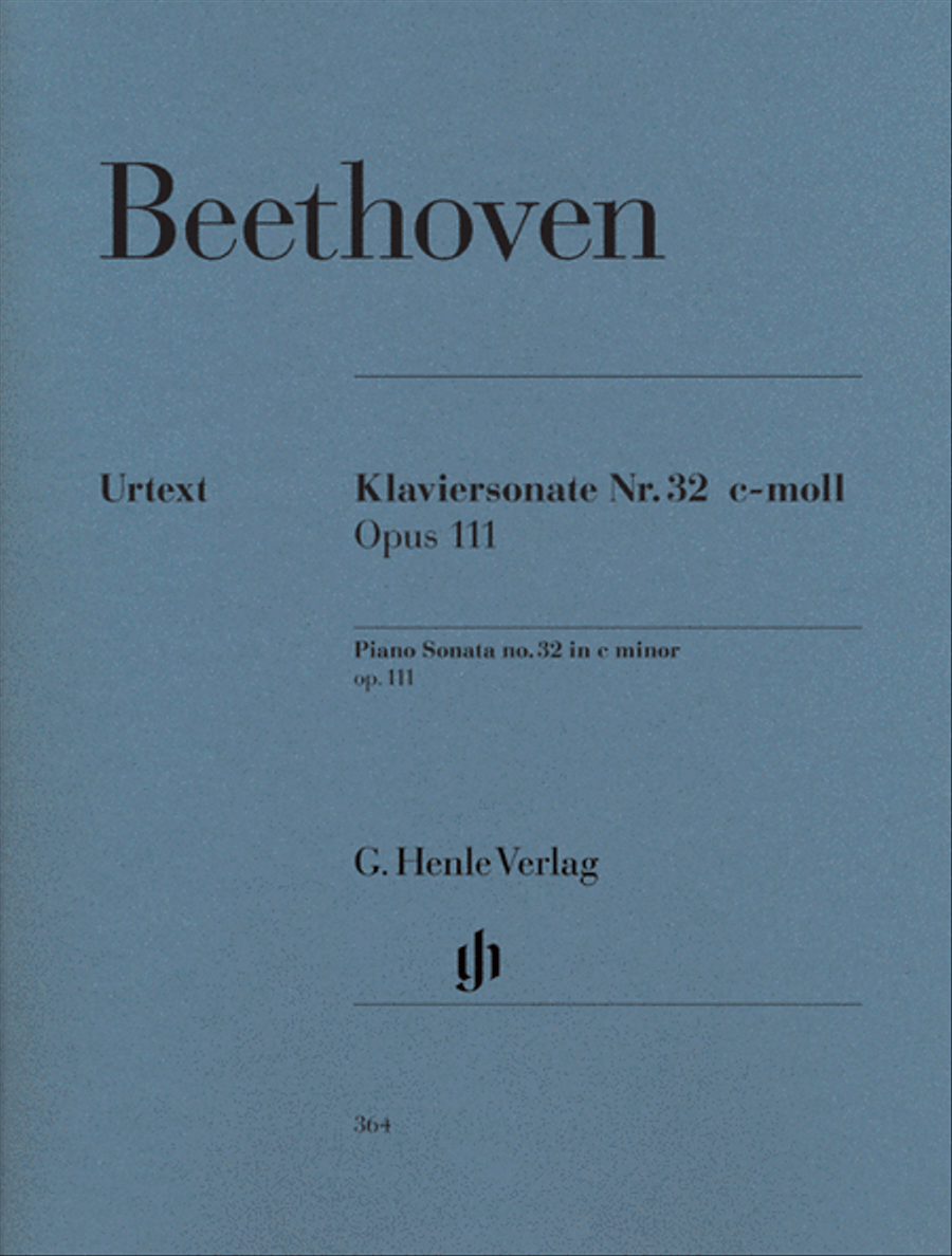 Piano Sonata No. 32 in C minor Op. 111 Piano Solo scores gallery preview page 1
