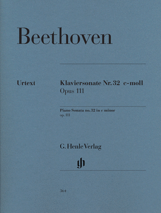 Book cover for Piano Sonata No. 32 in C minor Op. 111