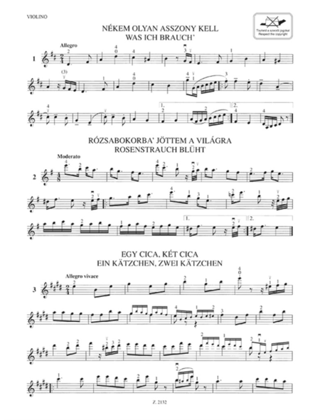 50 CSaRDaS Für eine Singstimme (Violine) mit Kla