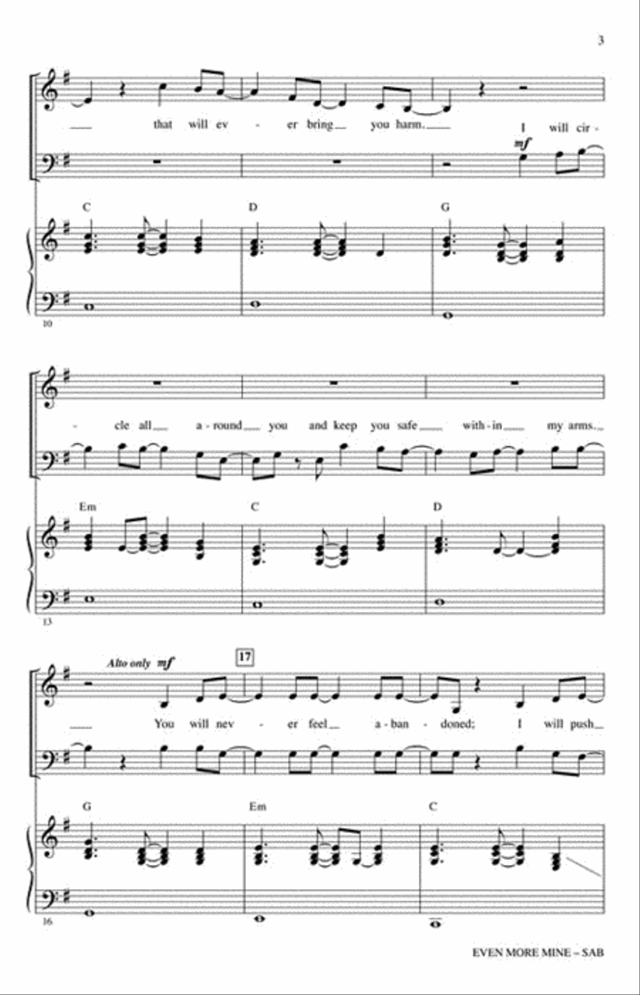 Even More Mine Even More Mine 3-Part scores gallery preview page 3
