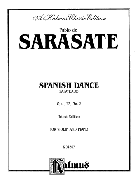 Spanish Dance, Op. 23, No. 2 (Zapateado)