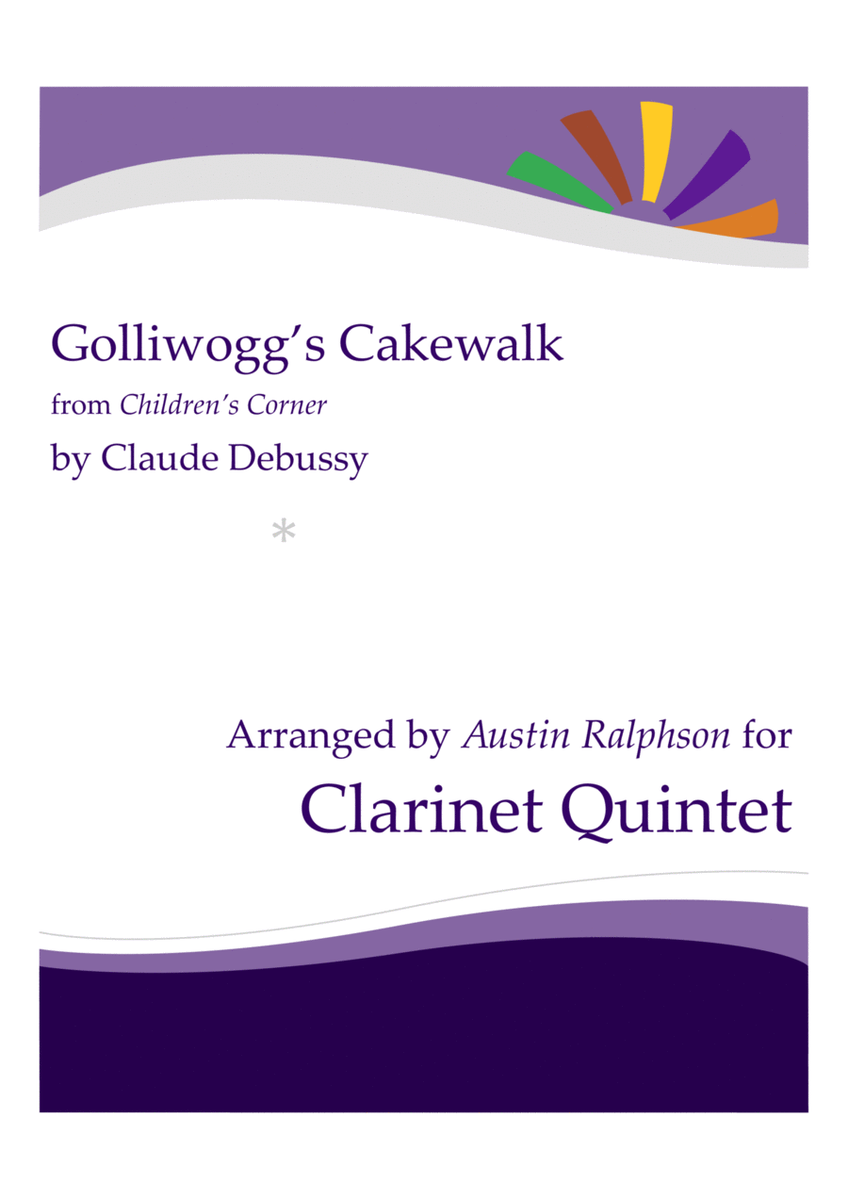 Golliwogg's Cakewalk - clarinet quintet image number null