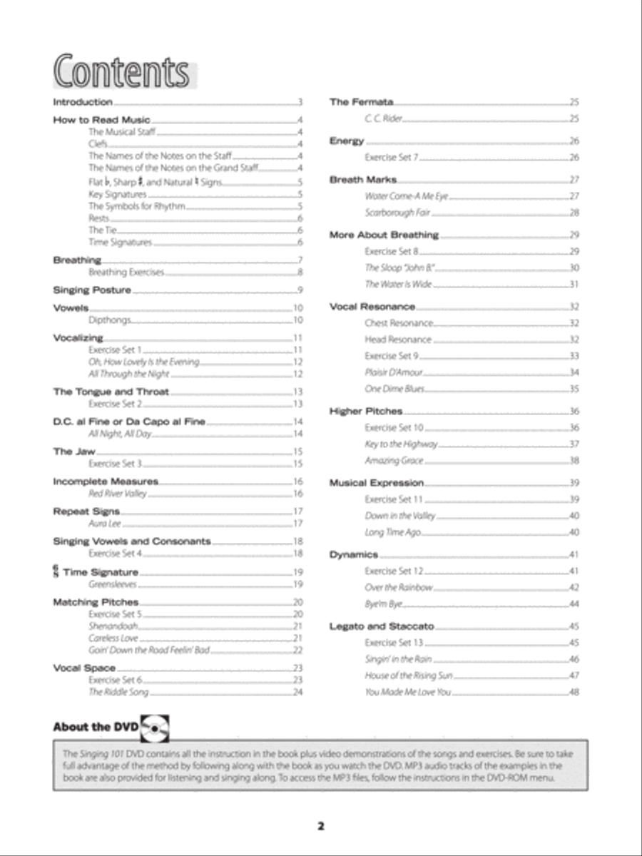Singing 101 Voice scores gallery preview page 3