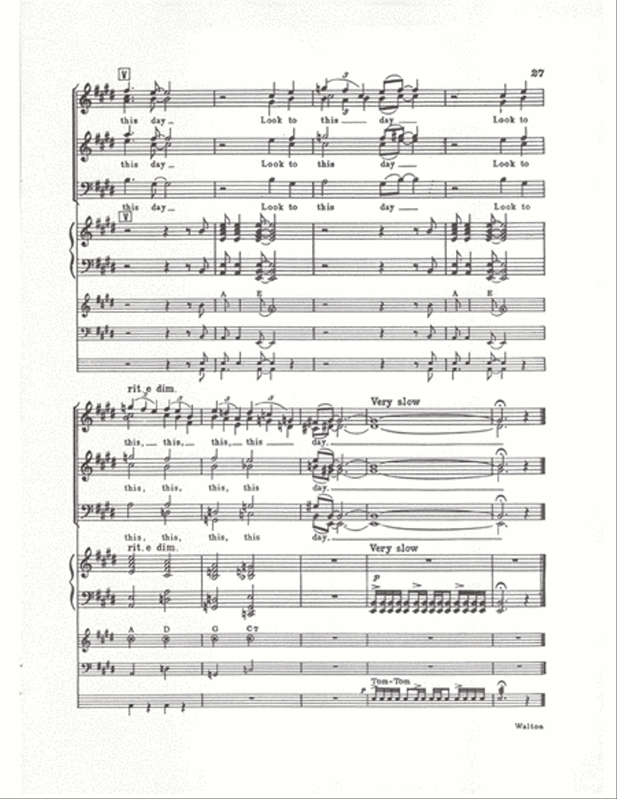 Look to this Day (Vocal Score) Divisi scores gallery preview page 27