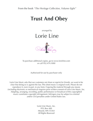 Book cover for Trust And Obey