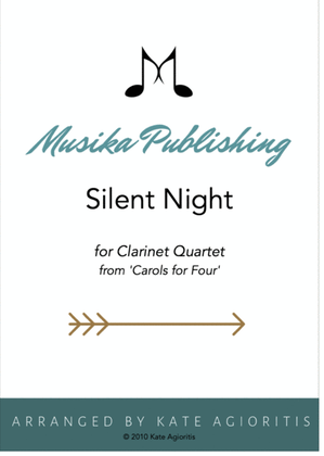 Book cover for Silent Night - Clarinet Quartet