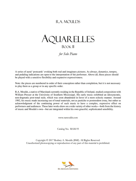 Aquarelles, Book II