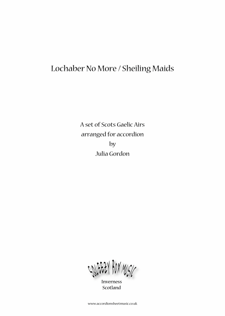 Lochaber No More / Sheiling Maids image number null