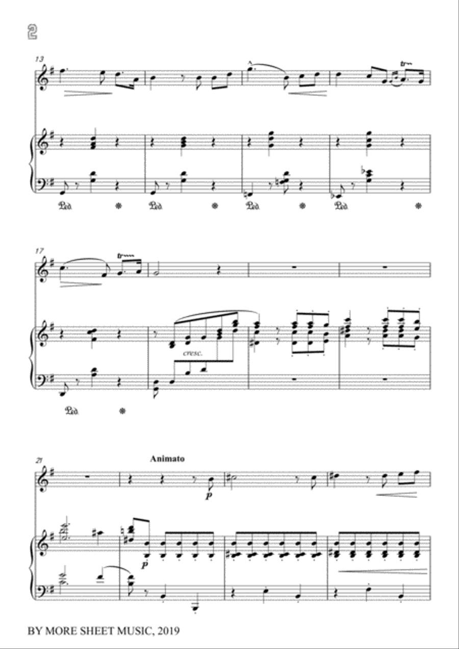 Viardot-Fleur desséchée, for Violin and Piano Violin Solo scores gallery preview page 4