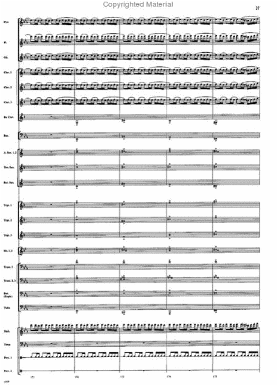 A Vision of Majesty Concert Band scores gallery preview page 36