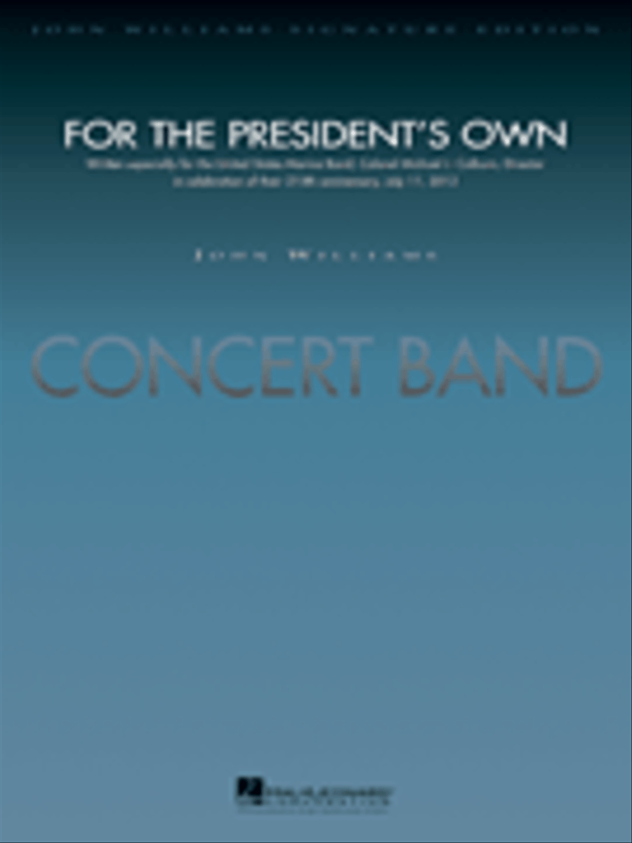 For the President's Own Concert Band scores gallery preview page 1