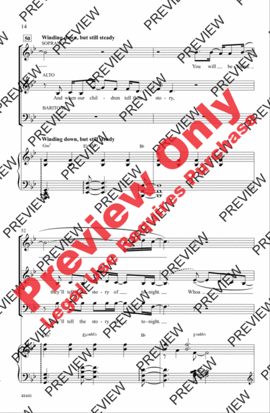 Found/Tonight 3-Part scores gallery preview page 14