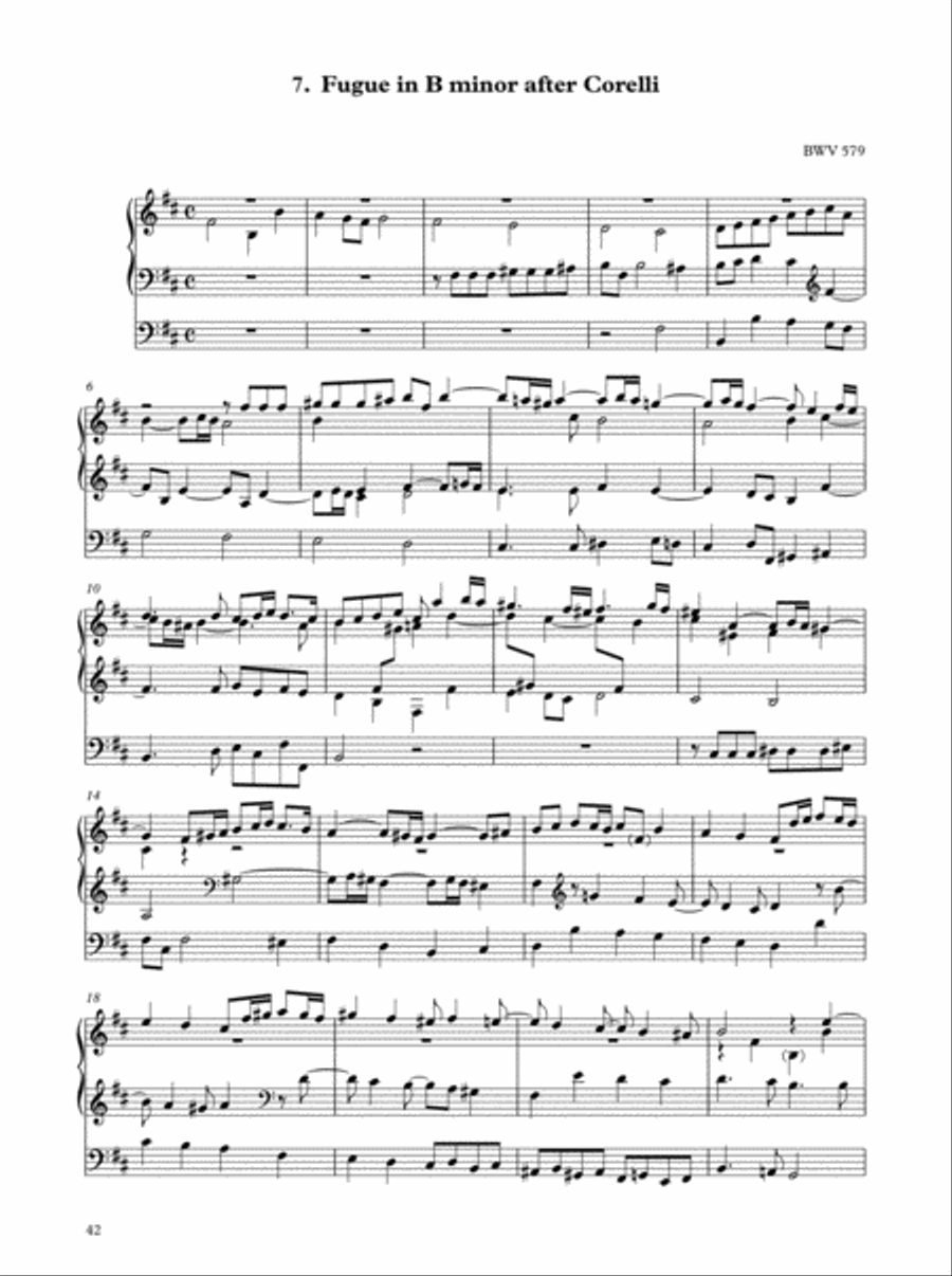 Oxford Bach Books for Organ: Manuals and Pedals, Book 3 Organ scores gallery preview page 8