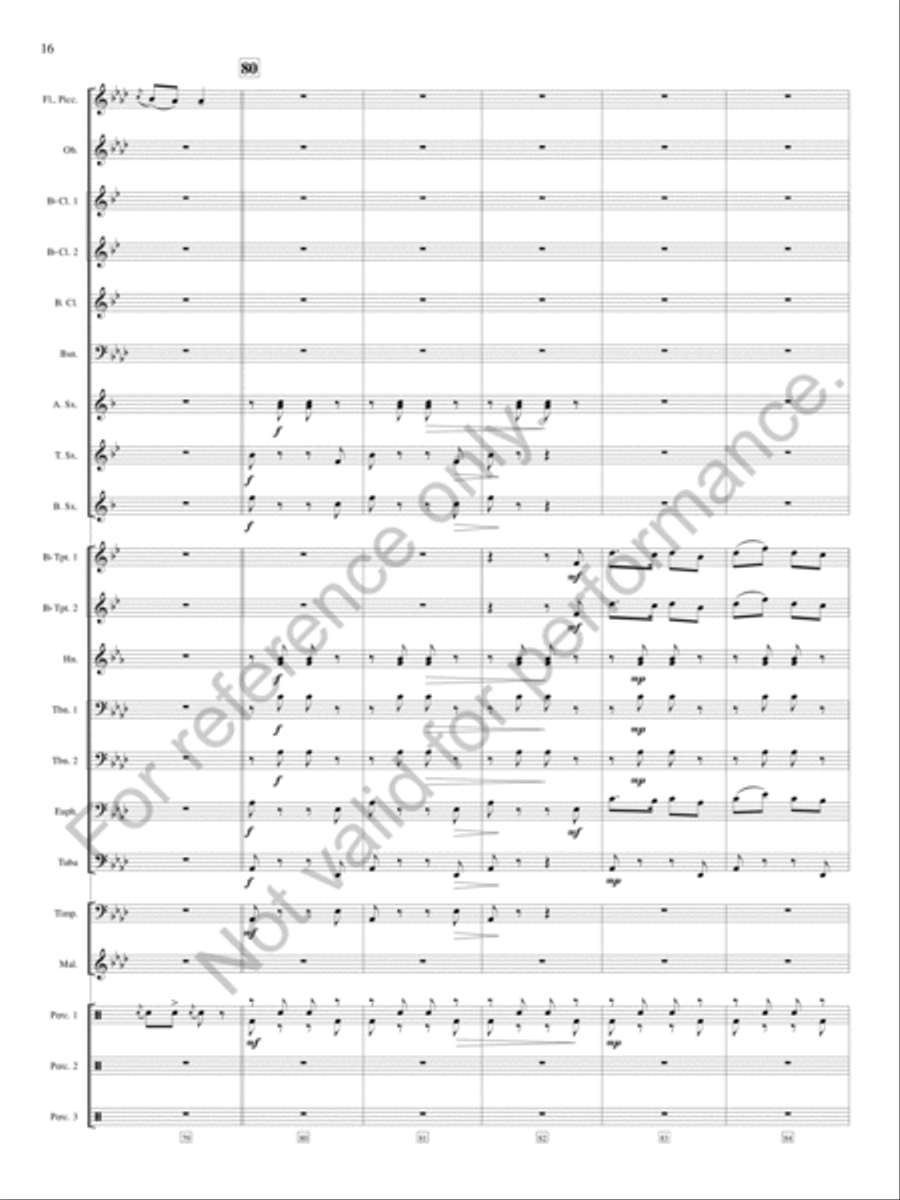 An English Triptych An English Triptych Concert Band scores gallery preview page 17
