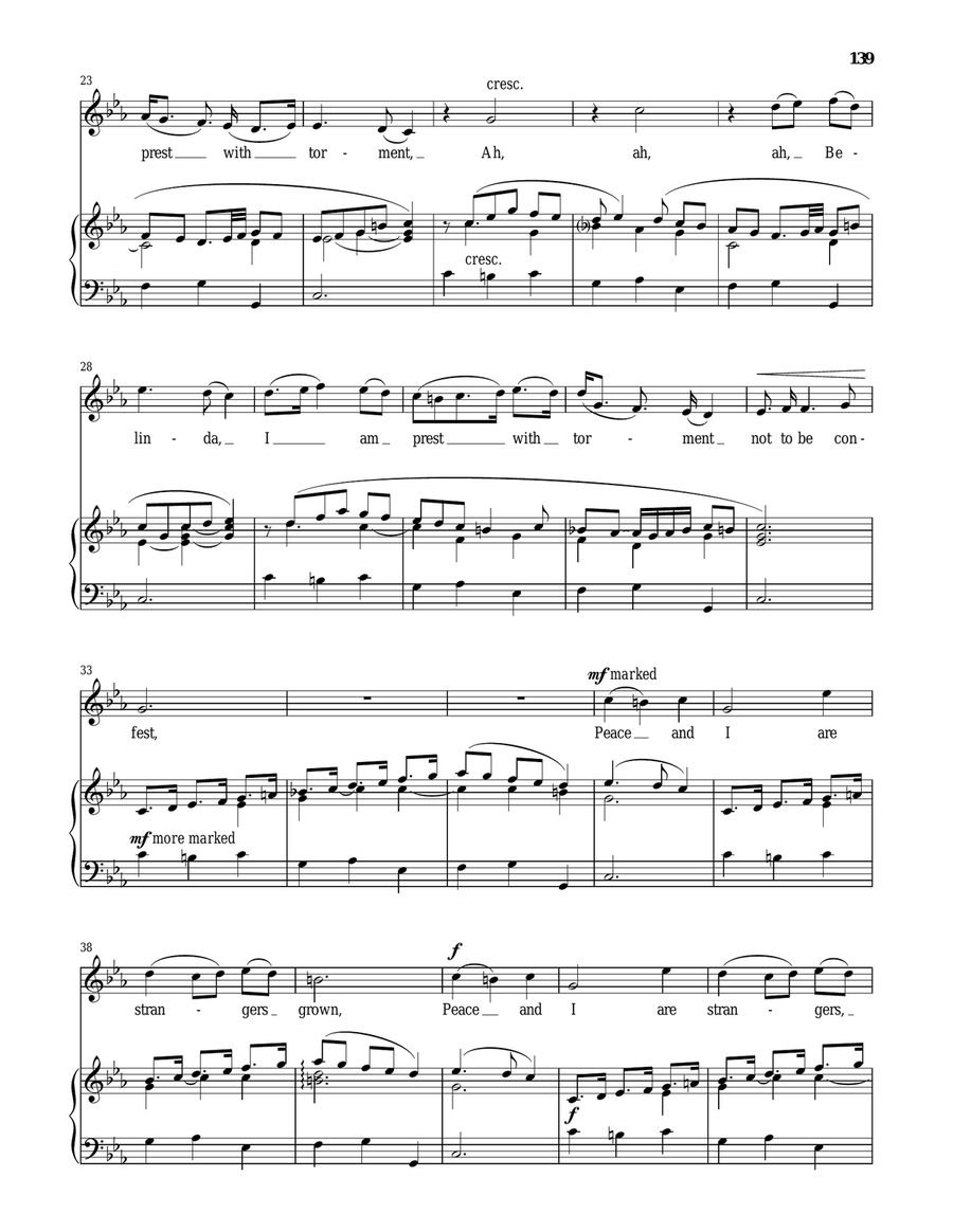 Ah! Belinda, I Am Prest With Torment Voice scores gallery preview page 2