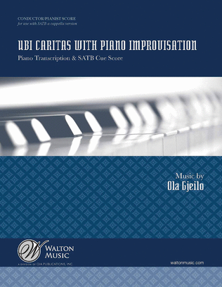 Book cover for Ubi Caritas with Piano Improvisation