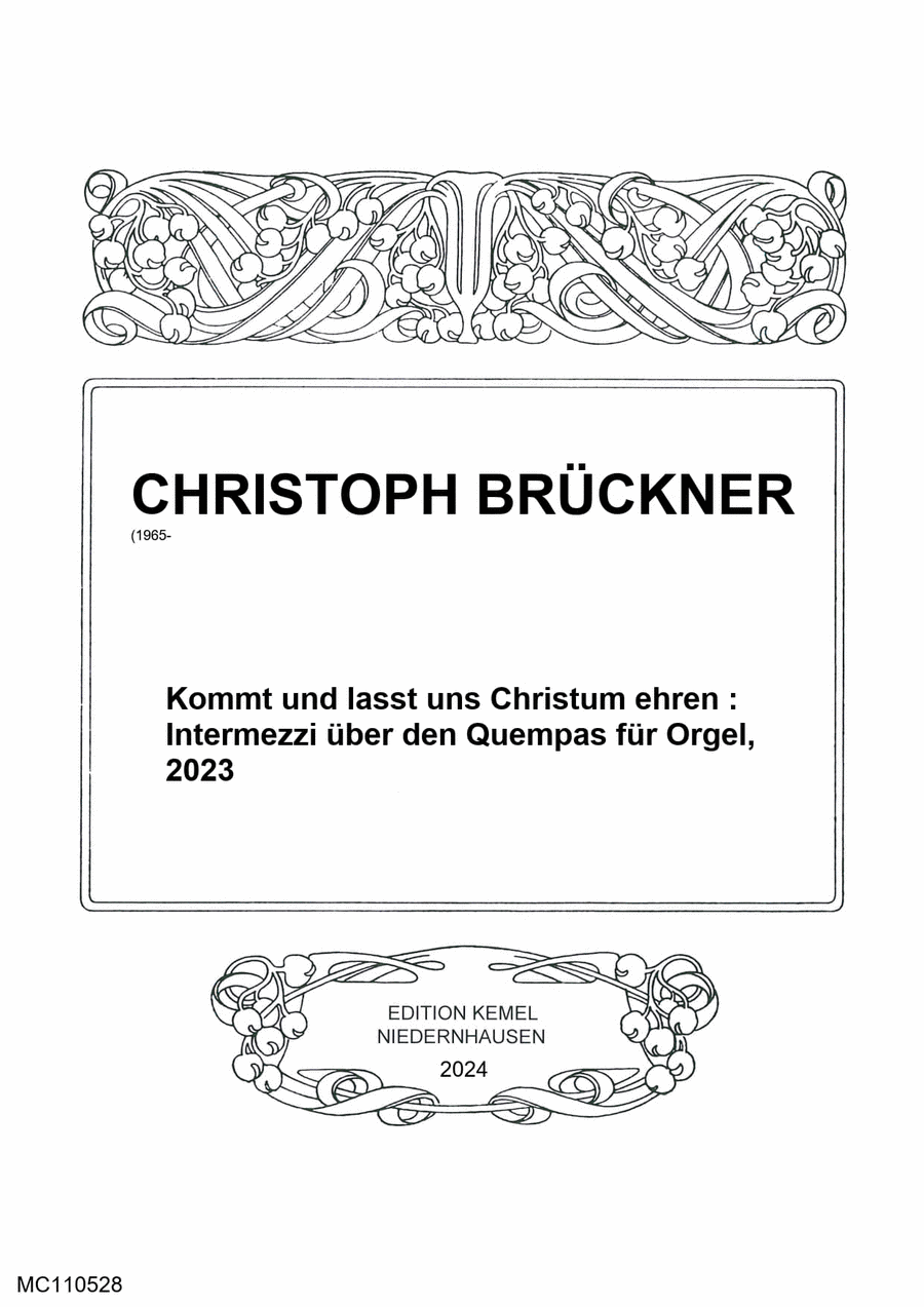 Kommt und lasst uns Christum ehren