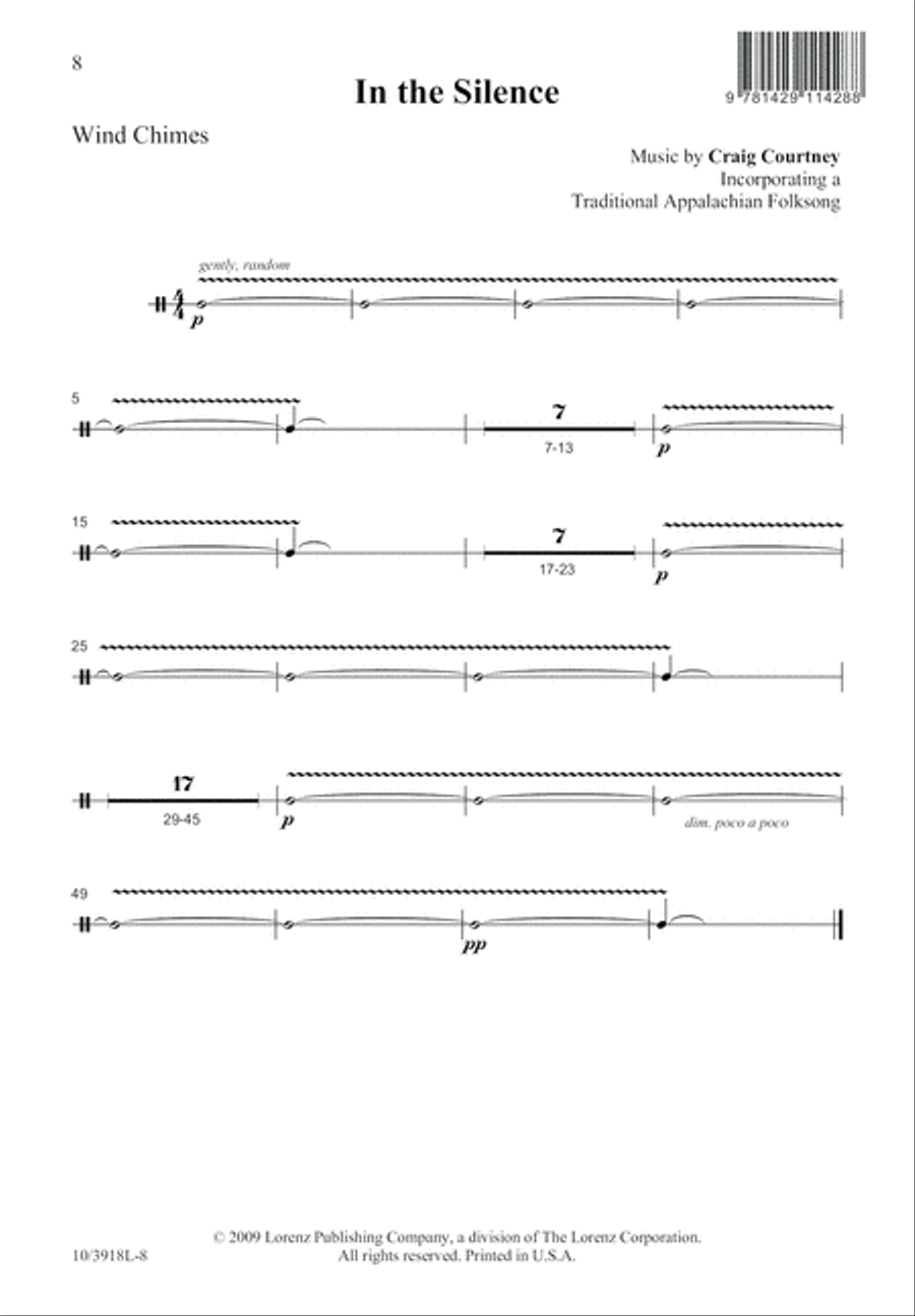 In the Silence In the Silence 4-Part scores gallery preview page 8