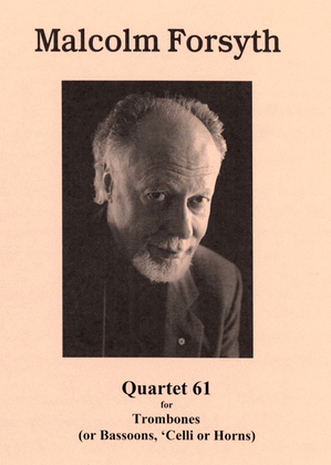 Quartet '61 for Trombone Quartet