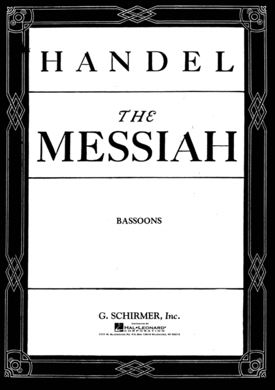 Messiah (Oratorio, 1741) Choir scores gallery preview page 1