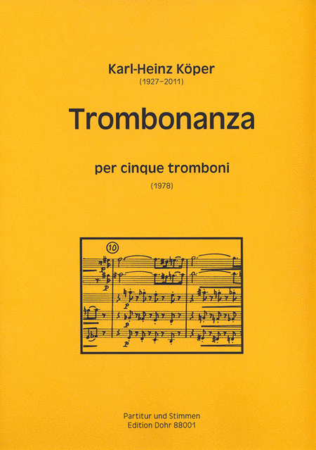 Trombonanza für fünf Posaunen (1978)