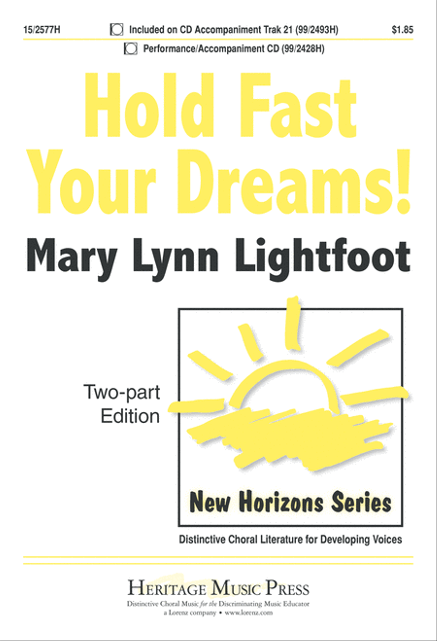 Hold Fast Your Dreams! Hold Fast Your Dreams! 2-Part scores gallery preview page 2