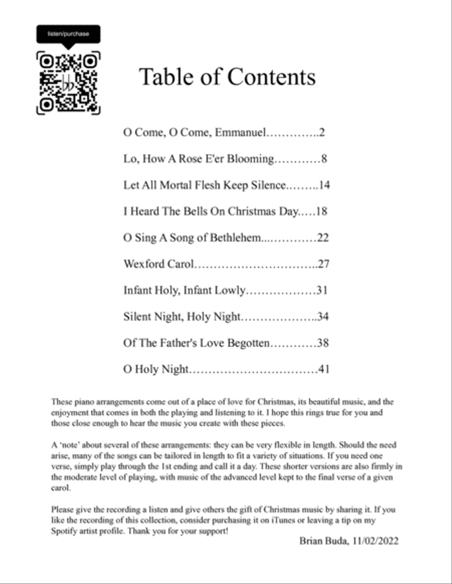 In Heavenly Peace - Christmas Piano solos Piano Solo scores gallery preview page 3