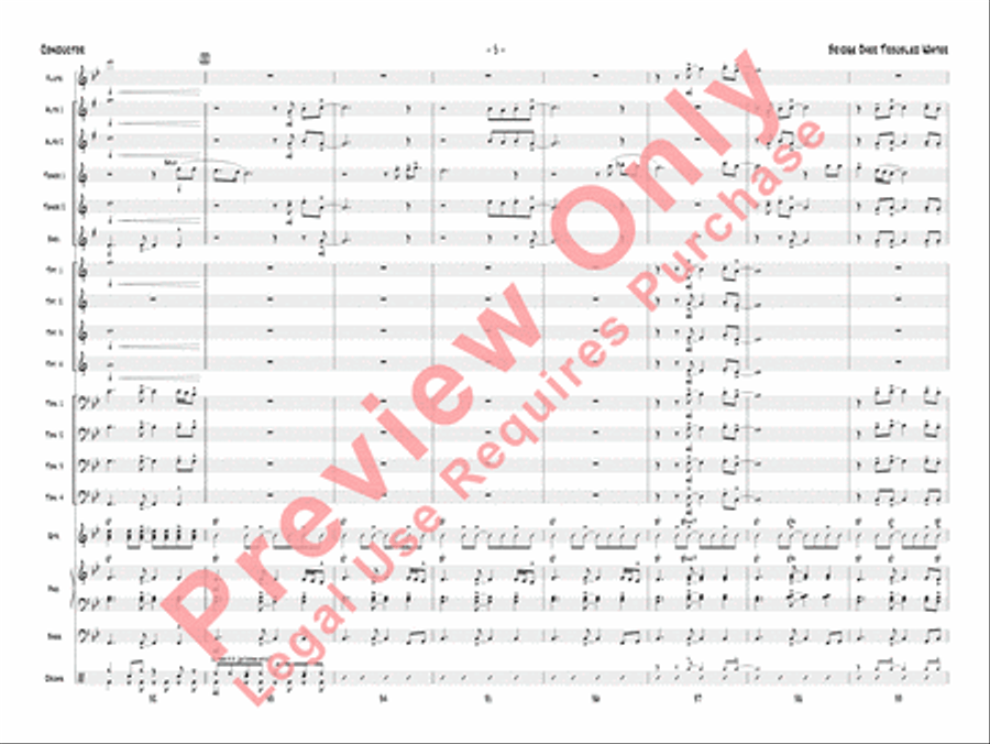 Bridge Over Troubled Water Jazz Ensemble scores gallery preview page 8
