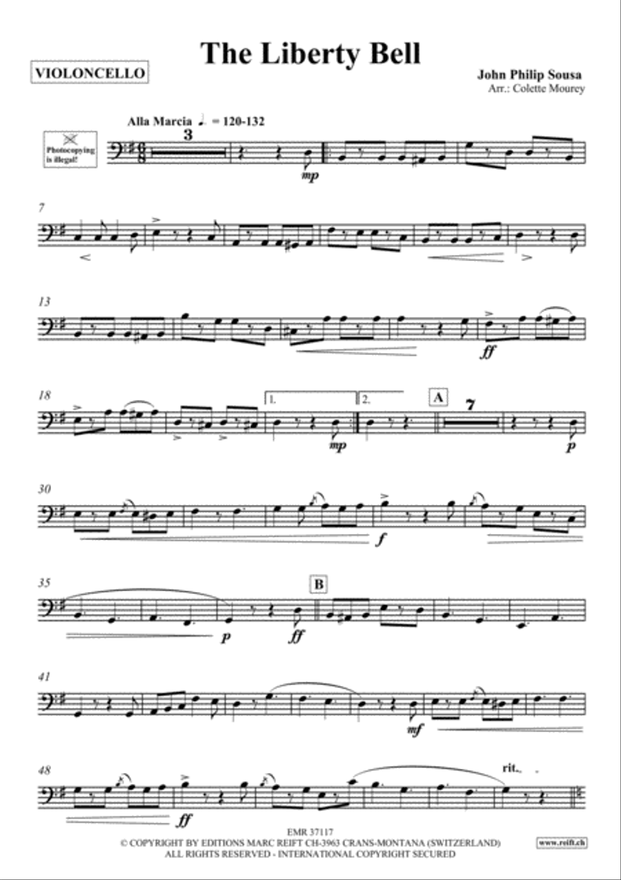 The Liberty Bell Piano Accompaniment scores gallery preview page 2