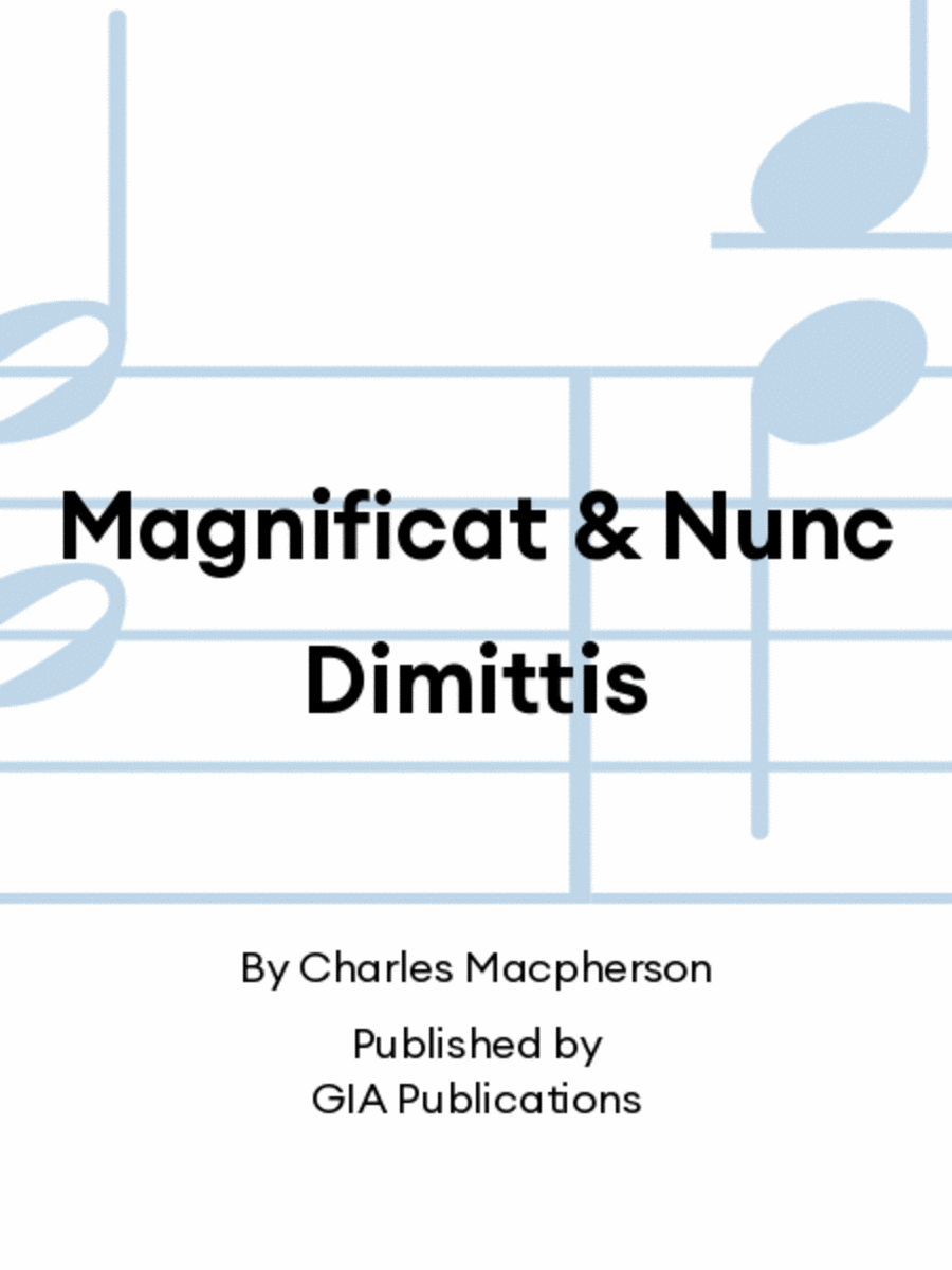 Magnificat & Nunc Dimittis ATB scores gallery preview page 1